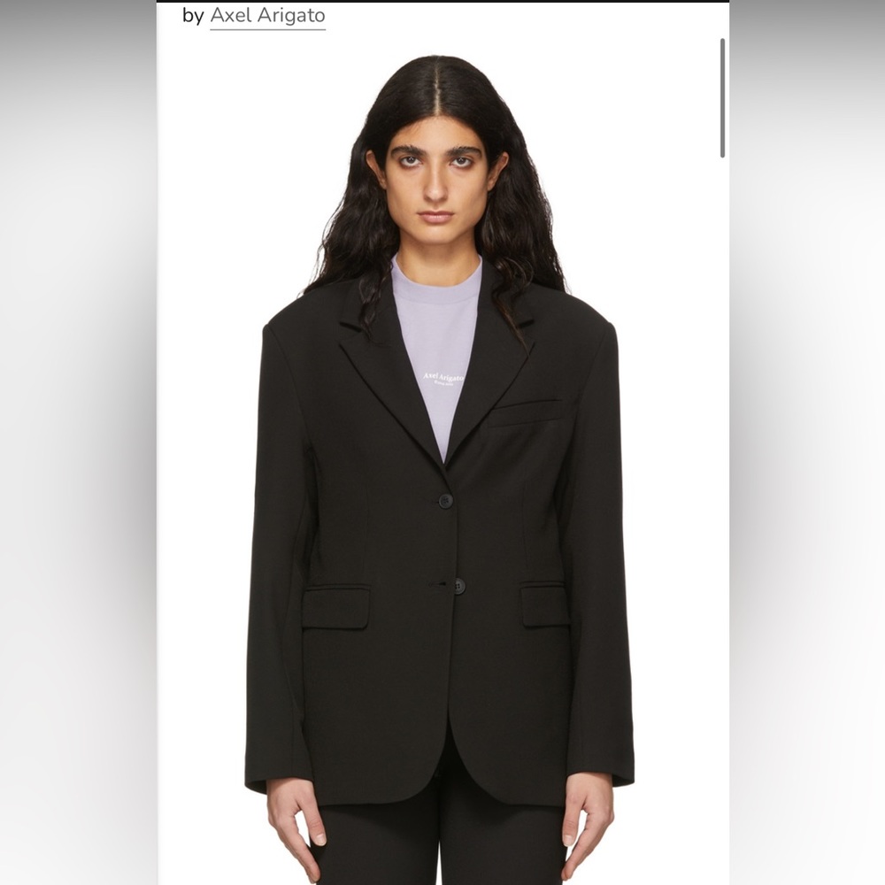 Axel Arigato Black Polyester Blazer